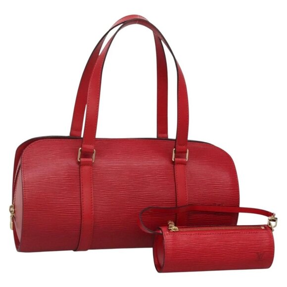 LOUIS VUITTON Epi Soufflot Hand Bag Red M52227 LV Auth mk003 - Picture 1 of 16